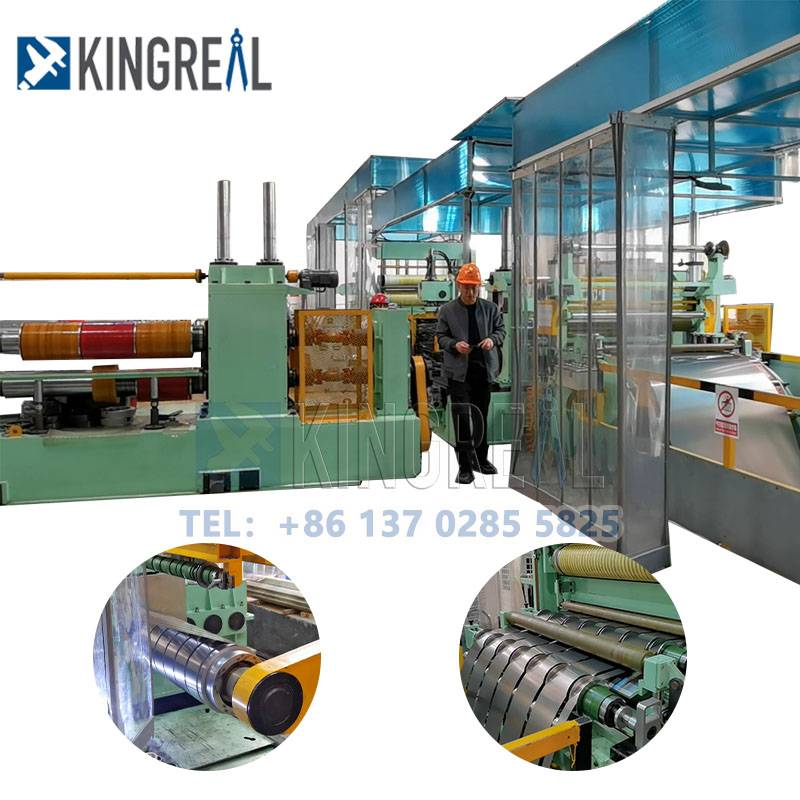 Cad iad na buntáistí a bhaineann le Dual Slitter Head Coil Slitting Machine?