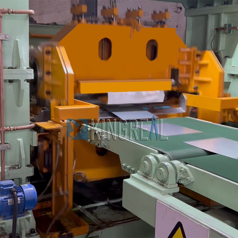 rotary shear cut to length line